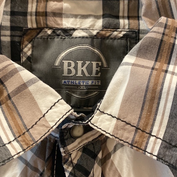 MEN’S BUCKLE BKE LONG-SLEEVE SNAP SHIRT. SIZE XL - Picture 3 of 4